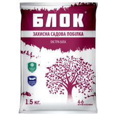 БЛОК Побілка садова захисна з крейдою декоративна 1.5 кг