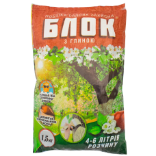 БЛОК Побілка садова захисна на основі глини 1.5 кг