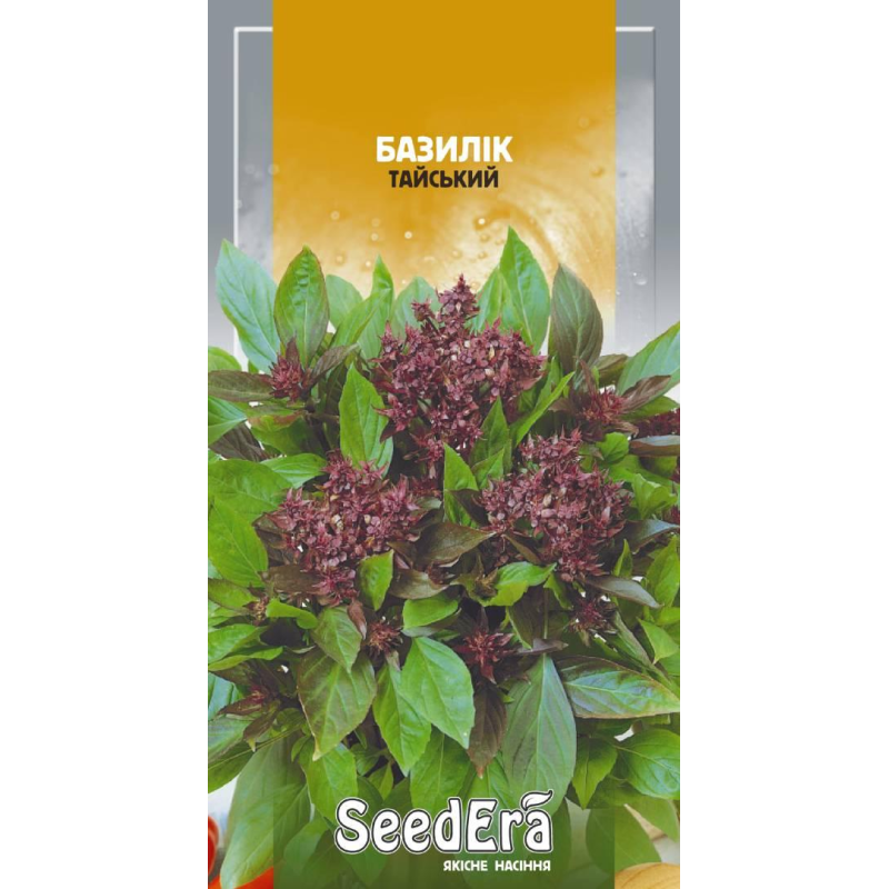 Насіння Базилік тайський (зелений), 0,3 г, Seedera