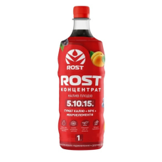 Гумінові добрива Rost® Концентрат (Рост) калійний NPK 5.10.15 (Ривал, Гумат), 1 л, Кісон