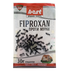 Fiproxan (Фіпроксан), 30 г, гранульована приманка від мурах, Best Pest Польща