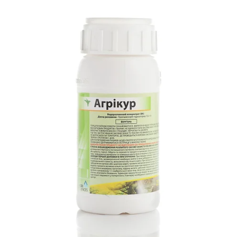 Фунгіцид Агрикур (Превікур), Agrisciences, 250 мл, проти кореневих гниль і перопорозу, борошниста роса