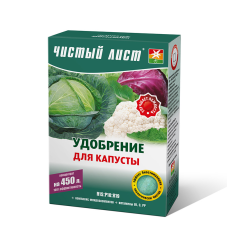 «Чистий лист» для капусти Універсальне добриво 300 г, добриво Кристалічне
