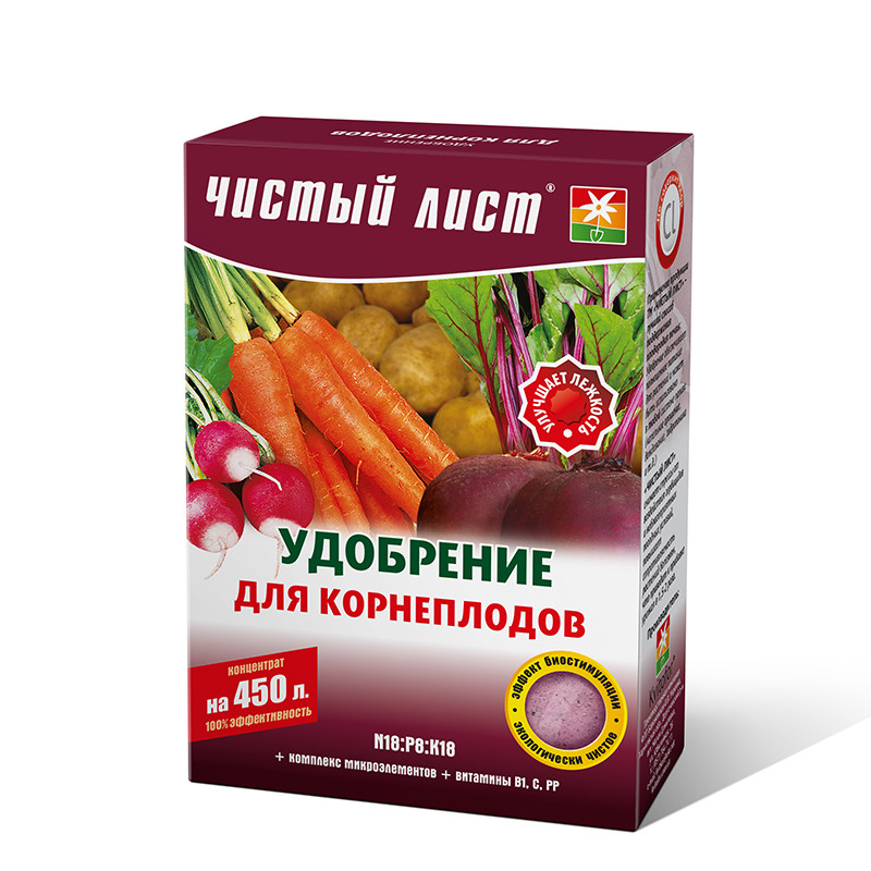 «Чистий лист» Універсальне добриво для коренеплодів 300 г, добриво Кристалічне