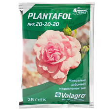 Плантафол + NPK 20-20-20, 25 г, добриво комплексне універсальне, (Valagro, Plantafol)