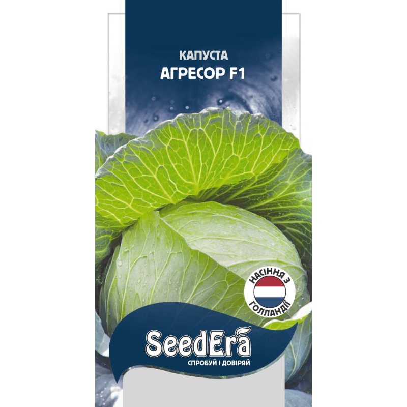 Насіння Капуста Агресор F1, 20 шт, Seedera