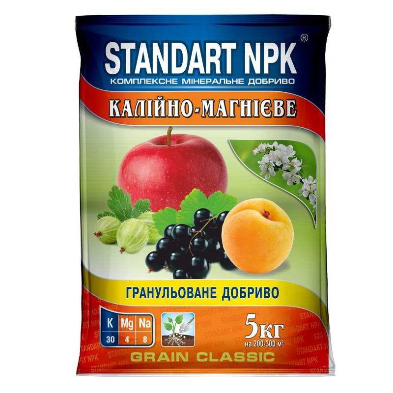 Калійно-магнієве комплексне мінеральне добриво Standart NPK 5кг