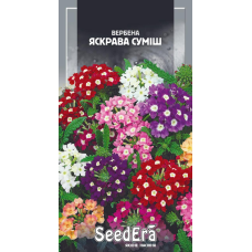 Насіння Вербена Гібридна Яскрава Суміш 0,2 г, Seedera