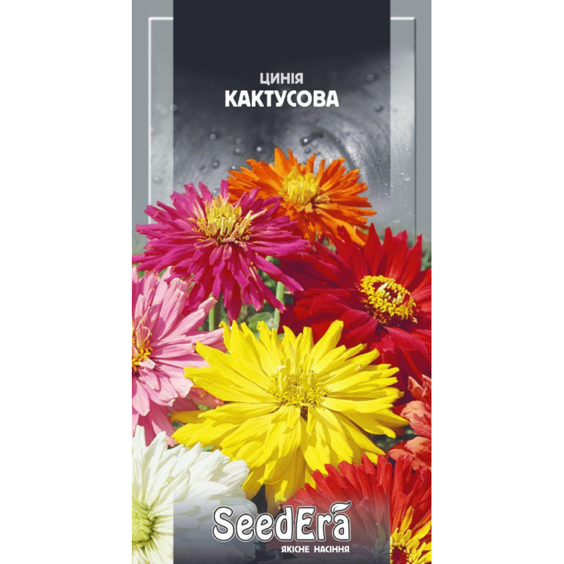 Цинія Високоросла Елегантна Кактусова, 0,5г, Седера