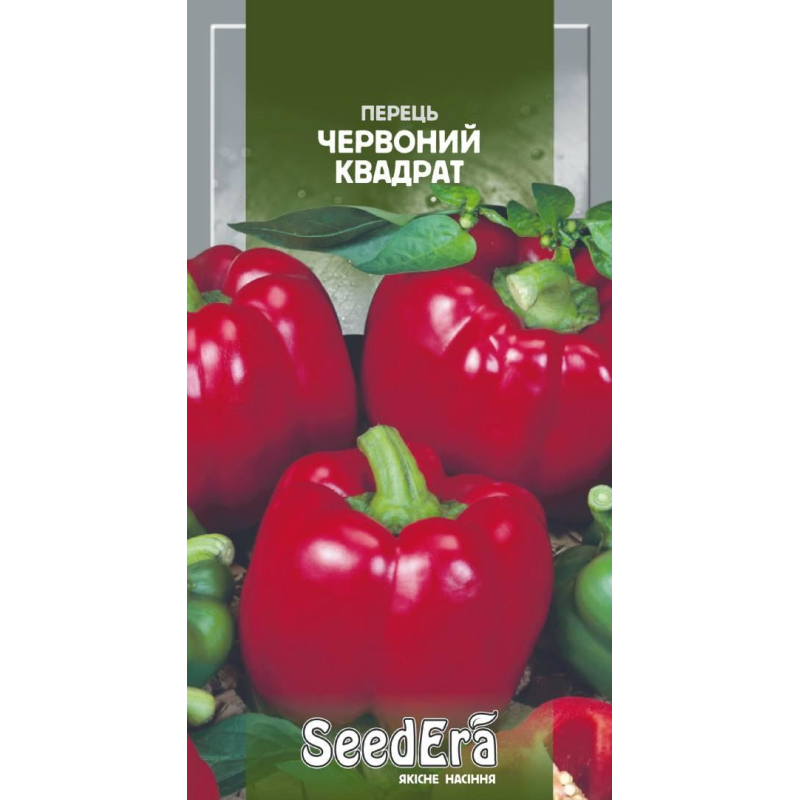 Насіння Перець Солодкий Червоний Квадрат 0,2 г, Seedera
