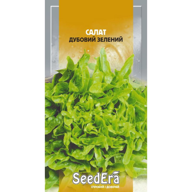 Насіння Салат Листовий Дубовий Зелений 1г, Seedera