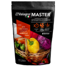 Універсальне добриво для овочевих культур Master (Мастер), 250 г, NPK 18.18.18, Valagro (Валагро)