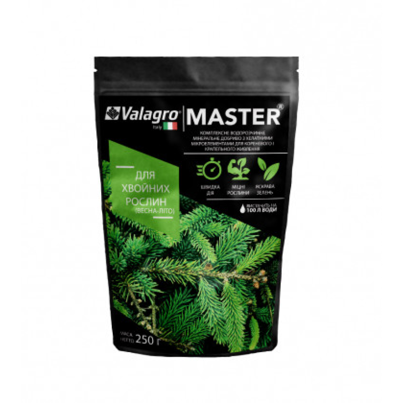 Добриво для хвойних рослин Master (Мастер), 250 г, NPK 17.6.18, Valagro (Валагро)