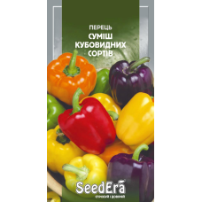 Насіння Перець Суміш кубоподібних сортів, 0,2 г, Seedera