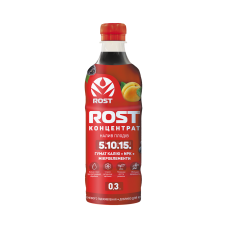 Гумінове добриво Rost® Концентрат (Рост концентрат) калійний NPK 5.10.15 (Рівал, Гумат), 300 мл, Кісон