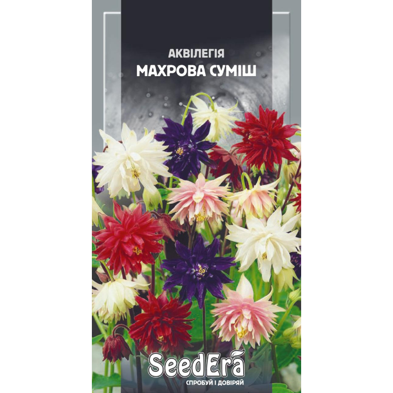 Аквілегія Багаторічна Махрова Суміш, 0,1г, Seedera