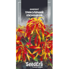 Насіння квітів Амарант Триколірний Ілюмінація, 0,3 г, Seedera