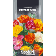 Ешольція Каліфорнійська Махрова Суміш, 0,3 г, Seedera