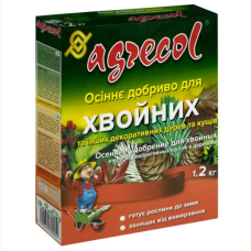 ДОБРИВО ДЛЯ ХВОЙНИХ ОСІННЄ 0.0.25, 1.2 кг, AGRECOL