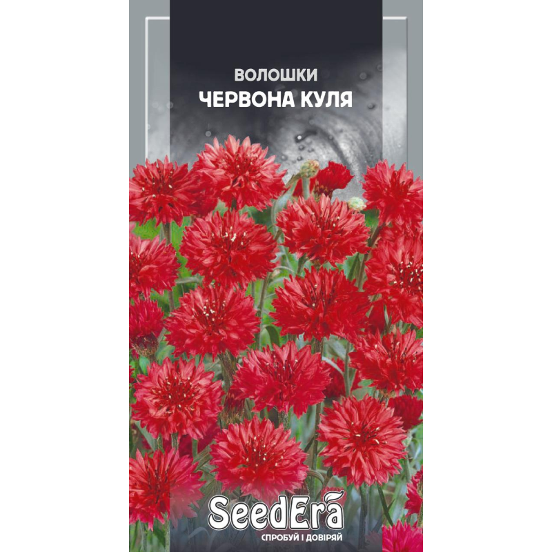 Волошки Польові Червона Куля 0,5 г, Seedera