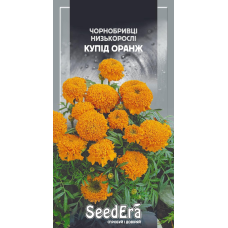 Насіння Чорнобривці Низькорослі Купід Оранж 0,5 г, Seedera