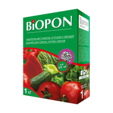 Комплексне добриво Biopon для овочевих культур, 1 кг, Польща