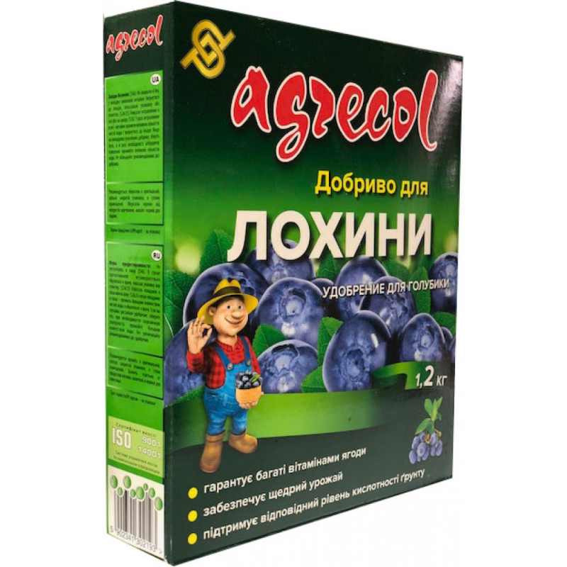 Комплексне мінеральне добриво Agrecol для чорниці NPK 13.5.5, 1.2 кг