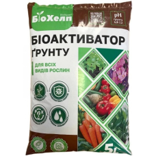БіоХелп біоактиватор ґрунту для оздоровлення ґрунту та захисту від патогенів, 5 л