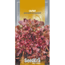Насіння Салат Листовой Дубовий Бордовий 1г, Seedera