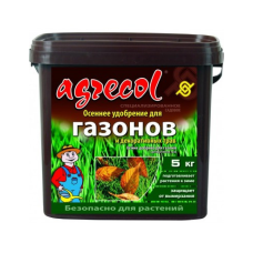 Осіннє добриво для газонів і декоративних трав NPK 0/8/30 Agrecol (Агрекол) Польща, 5 кг