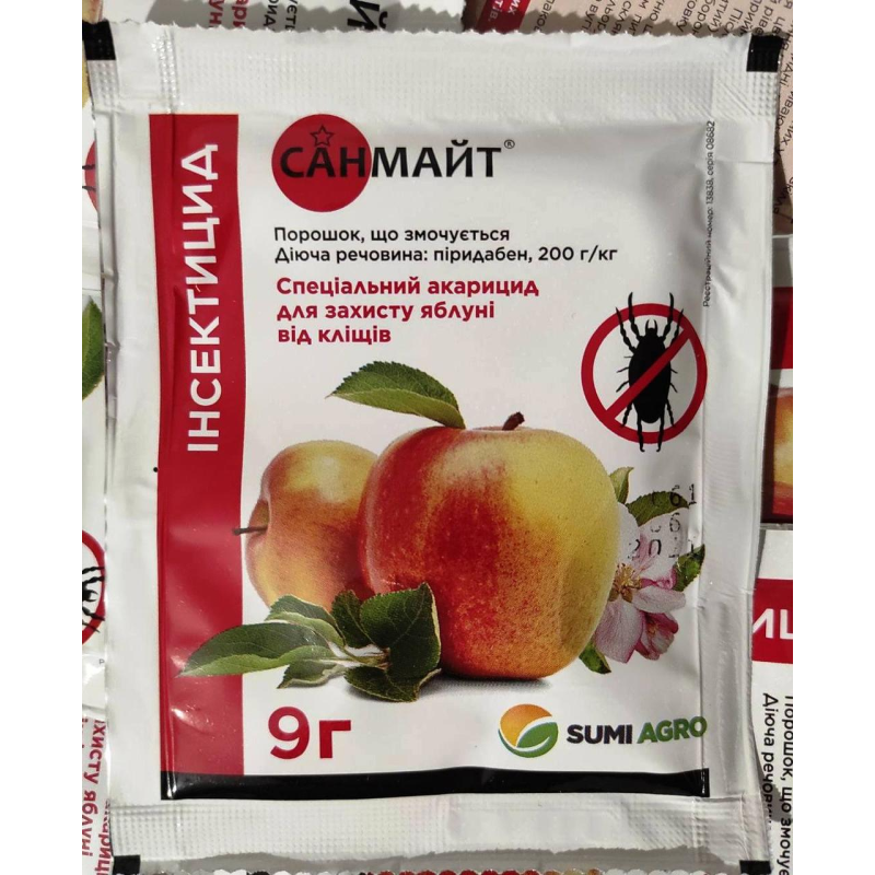 Санмайт акаріцид, 9 г, Sumi Agro (павутинний кліщ, білокрилка)