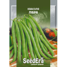 Насіння Квасоля Спаржева Кущова Лібра, 20г, Seedera