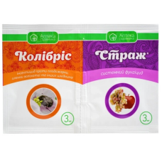 Інсектицид + Фунгіцид Колібрис+Страж, 3 мл + 3 мл, Ukravit