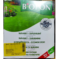 Універсальне добриво для газону проти бур“янів Biopon, 3 кг, (Біопон, Польща)