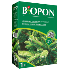 Комплексне мінеральне добриво Biopon для  хвойних рослин, 1кг