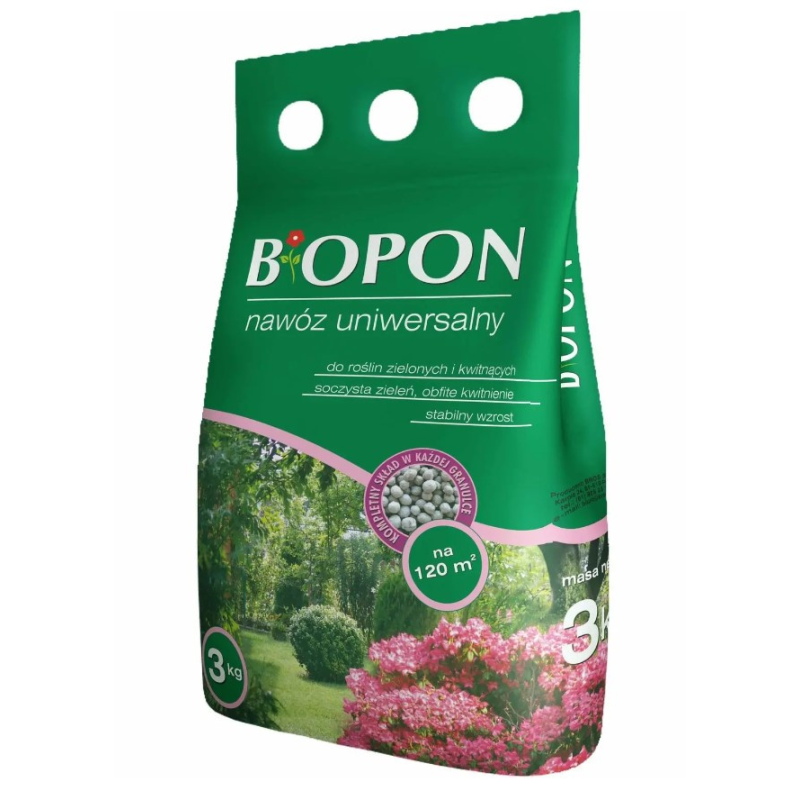 Комплексне добриво Biopon універсальне, 3 кг, Польща