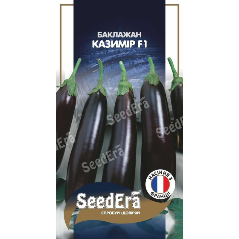 Насіння Баклажан Казимір F1, 10 шт, Seedera (Clause, Франція)