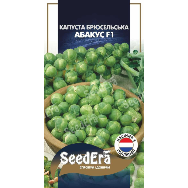 Капуста Брюсельська Абакус F1, 10 шт, Seedera (Голандія)