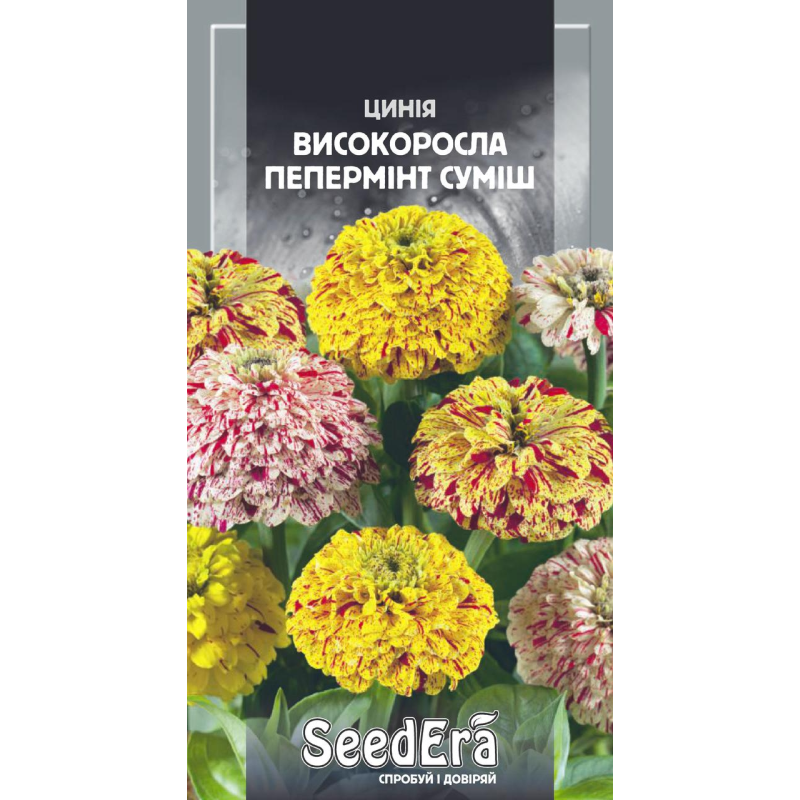 Цинія Високоросла Пермінт Суміш (Майори), 0,5г, Seedera