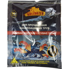 Засіб для прочищення каналізаційних труб BULLDOZER 50г
