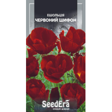 Насіння квітів Ешольція Каліфорнійська Червоний Шифон, 0,3 г, Seedera