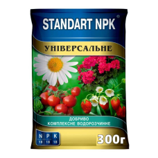 Standart NPK універсальне комплексне водорозчинне мінеральне добриво 300г