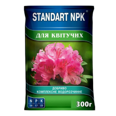 Standart NPK для квітучих рослин комплексне водорозчинне мінеральне добриво 300г