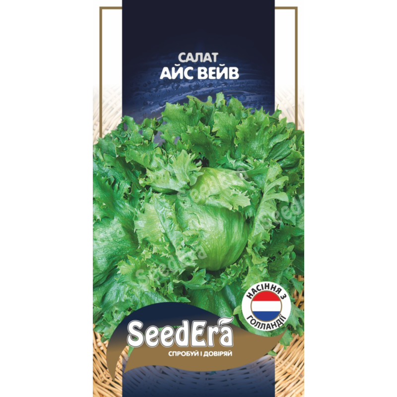 Насіння Салат КАЧАННИЙ ХРУСТКИЙ АЙС ВЕЙВ, 20 шт, Seedera (Голландія)