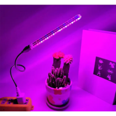 Портативна USB LED фіто лампа 3Вт з гнучким подовжувачем