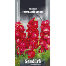 Насіння Левкой Рожевий Вікінг, 0,2 г, Seedera