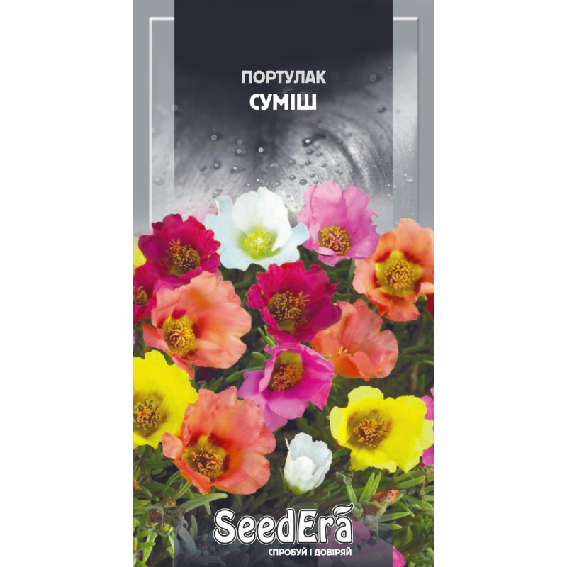 Насіння квітів Портулак Суміш, 0.1 г, Seedera