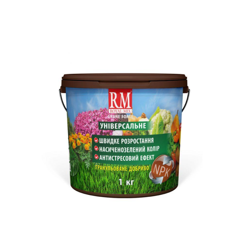 Добриво універсальне гранульоване Royal Mix Grane Forte відро 1кг