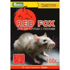 Red Fox для боротьби з гризунами гранули 100 г