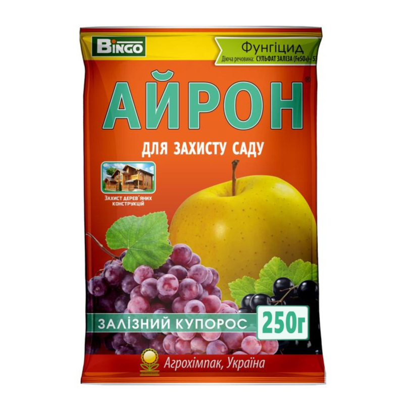 Залізний купорос Айрон (сульфат заліза, фунгіцид) 250г